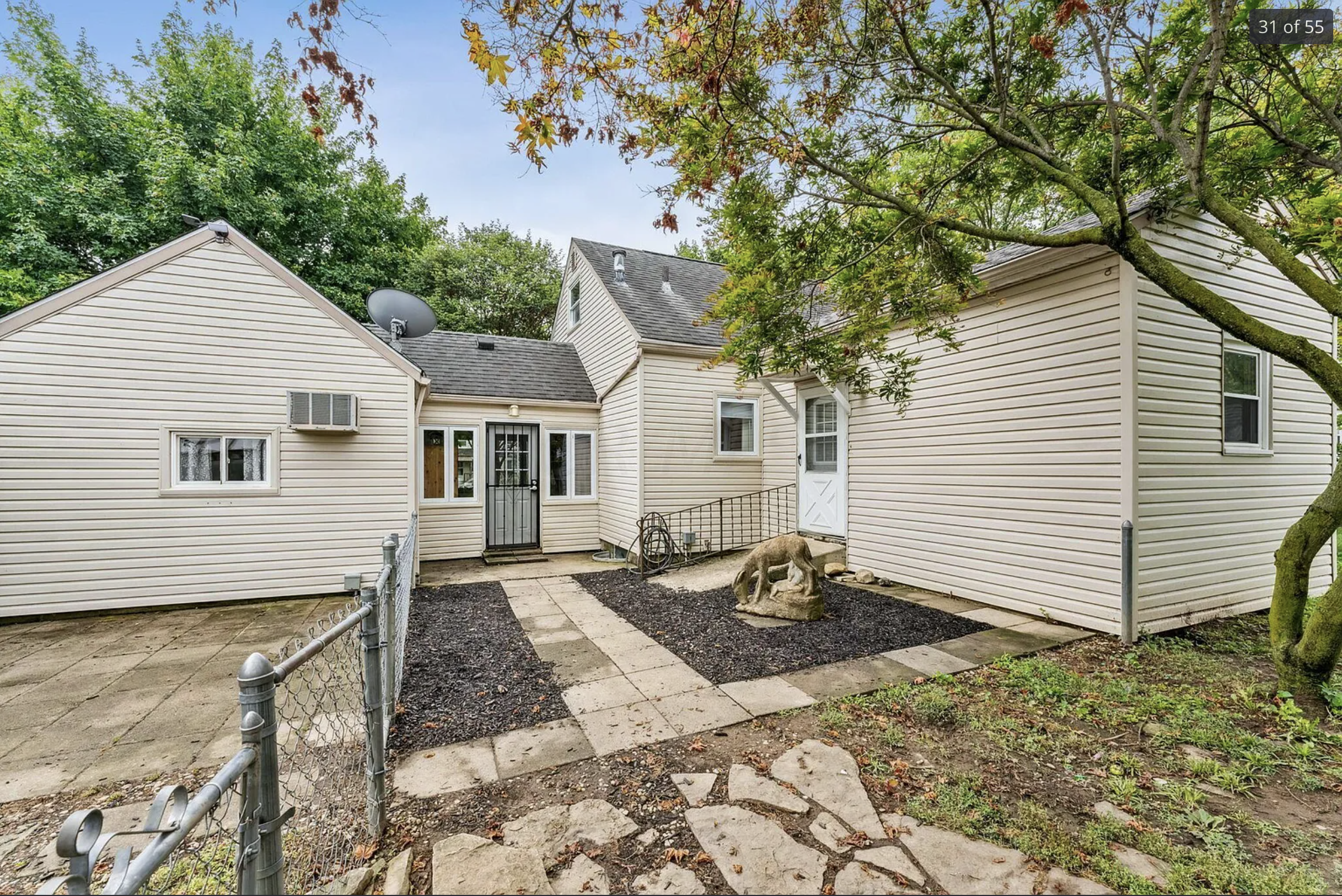 Patio & Stone Path — before